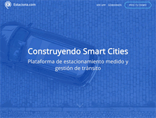 Tablet Screenshot of estaciona.com